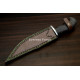 Hand-Forged Hunting Bowie, Clip Point