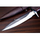 Hand-Forged Hunting Dagger, Rosewood Handle
