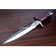 Hand-Forged Hunting Dagger, Rosewood Handle