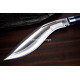 Hand-Forged Ang Khola Kukri Knife, Black Horn Handle