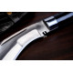 Hand-Forged Ang Khola Kukri Knife, Black Horn Handle