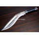 Hand-Forged Ang Khola Kukri Knife, Black Horn Handle