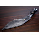 Hand-Forged Ang Khola Kukri Knife, Black Horn Handle