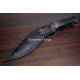 Hand-Forged Ang Khola Kukri Knife, Black Horn Handle