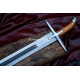 Hand-Forged Abu Bakr al-Siddiq Inspired Sword – Fullered 5160 Blade, Heritage Collector's Piece