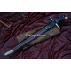 Hand-Forged Abu Bakr al-Siddiq Inspired Sword – Fullered 5160 Blade, Heritage Collector's Piece