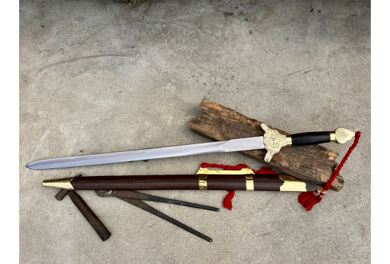 Hand-Forged Chinese Jian Sword — "Wudang" (Tai Chi Jian)