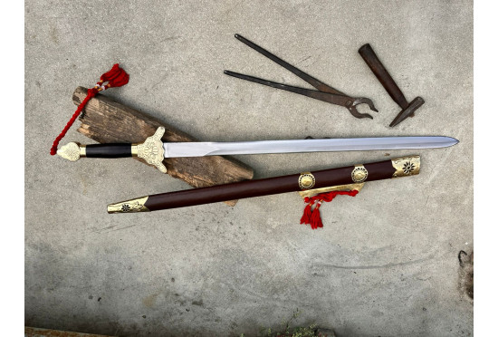 Hand-Forged Chinese Jian Sword — "Wudang" (Tai Chi Jian)