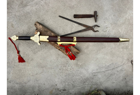 Hand-Forged Chinese Jian Sword — "Wudang" (Tai Chi Jian)