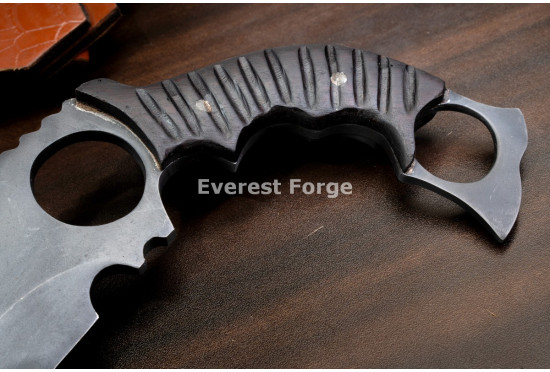 Hand-Forged Double Ring Karambit