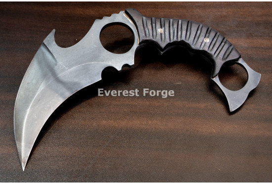 Hand-Forged Double Ring Karambit