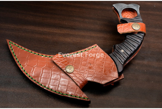Hand-Forged Double Ring Karambit