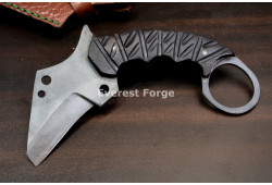 Hand-Forged Finger Ring Karambit