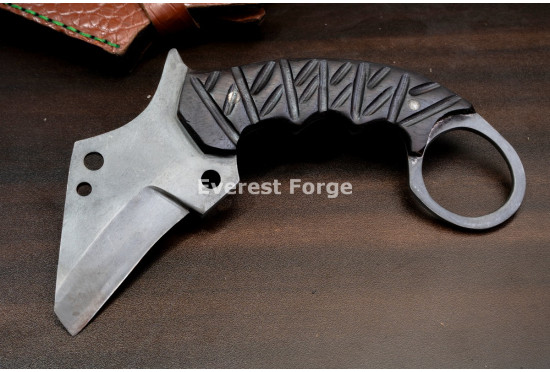 Hand-Forged Finger Ring Karambit