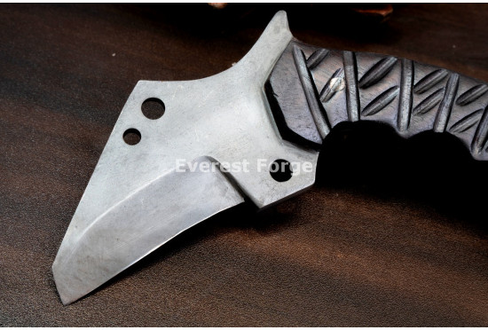 Hand-Forged Finger Ring Karambit