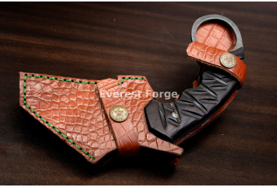 Hand-Forged Finger Ring Karambit