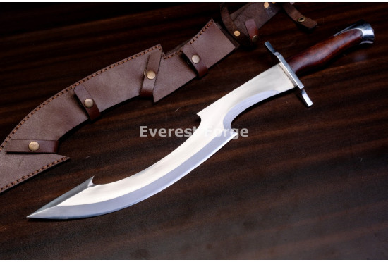 Hand-Forged Khopesh Sword, Hooked Point