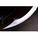 Hand-Forged Fantasy Khopesh, Sculpted Guard