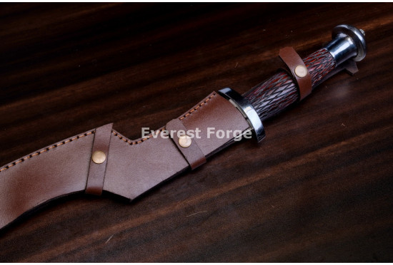 Hand-Forged Khopesh Sword, Single Fuller