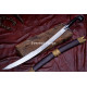 Hand-Forged Ottoman Kilij Sword – Full-Tang 5160 Curved Sabre with Rosewood Handle