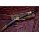 Hand-Forged Ottoman Kilij Sword – Full-Tang 5160 Curved Sabre with Rosewood Handle