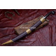 Hand-Forged Ottoman Kilij Sword – Full-Tang 5160 Curved Sabre with Rosewood Handle