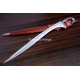 Hand-Forged Iberian Falcata Sword with Horse-Head Pommel