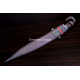 Hand-Forged Kopis Sword, Triple Fuller