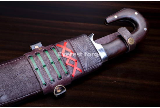 Hand-Forged Kopis Sword, Triple Fuller
