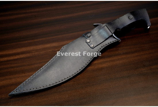 Hand-Forged Recurve Knife, S-Guard Hilt