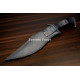 Hand-Forged Recurve Knife, S-Guard Hilt