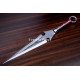 Hand-Forged Ninja Kunai Dagger, Ring Pommel