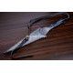 Hand-Forged Ninja Kunai Dagger, Ring Pommel