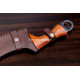 Hand-Forged Khopesh-Style Chopper, Ring Pommel