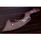 Hand-Forged Khopesh-Style Chopper, Ring Pommel