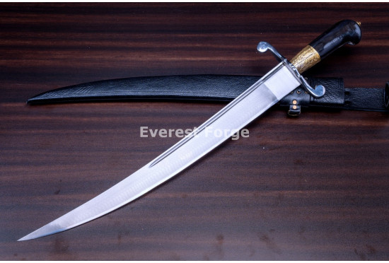 Hand-Forged Afghan Khyber Sword, Curved Blade