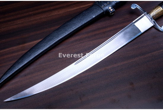 Hand-Forged Afghan Khyber Sword, Curved Blade
