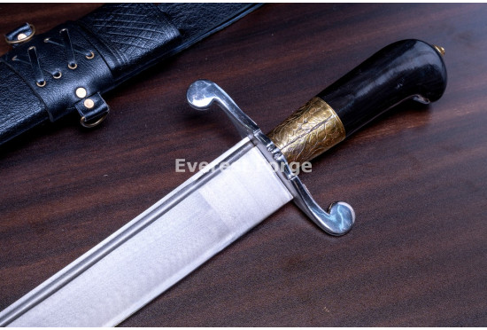Hand-Forged Afghan Khyber Sword, Curved Blade