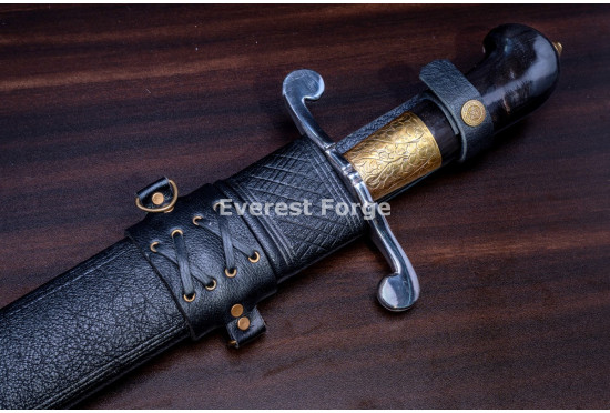 Hand-Forged Afghan Khyber Sword, Curved Blade