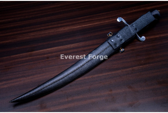 Hand-Forged Afghan Khyber Sword, Curved Blade