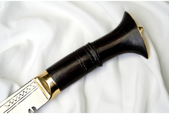 Kothimora Kukri/Khukuri – Royal Gurkha Rifles – Gold-Plated Badge 