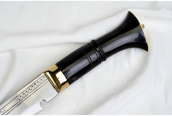 Kothimora Kukri/Khukuri – Gold-Plated Kukri Cross Badges