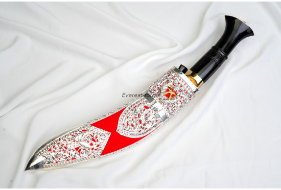 Kothimora Kukri/Khukuri – Gold-Plated Kukri Cross Badges