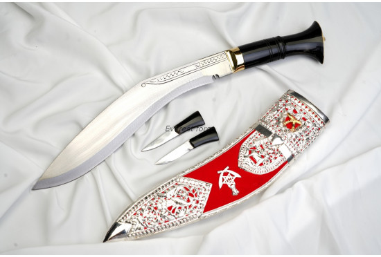 Kothimora Kukri/Khukuri – 3rd Gurkha Rifles Regimental Badges