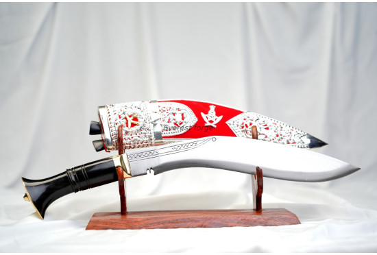 Kothimora Kukri/Khukuri – 3rd Gurkha Rifles Regimental Badges