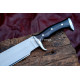 Hand-Forged Bowie Knife – Full-Tang 5160 Clip-Point Blade