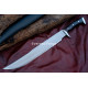 Hand-Forged Bowie Knife – Full-Tang 5160 Clip-Point Blade