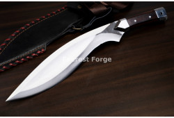 Hand-Forged Leaf Kukri, Full-Tang Panawal
