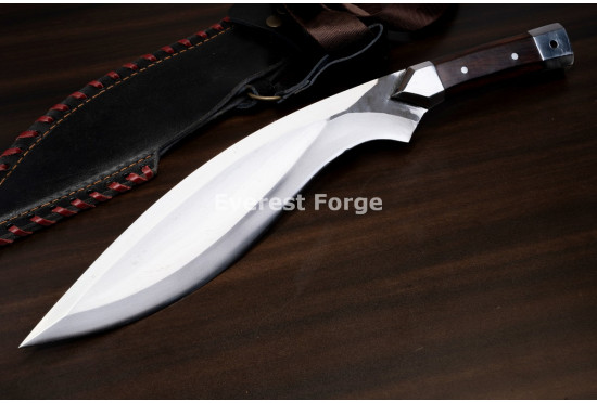 Hand-Forged Leaf Kukri, Full-Tang Panawal