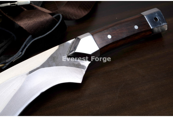 Hand-Forged Leaf Kukri, Full-Tang Panawal